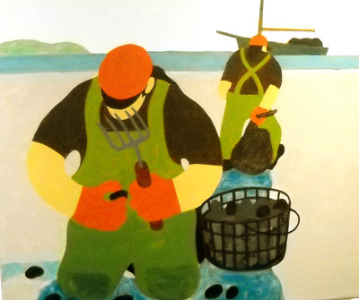 Nautical Painting -Fishing