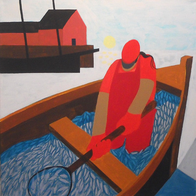 Nautical Painting -Fishing